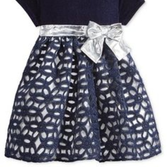 Blueberi Boulevard Floral Geometric Dress (NWT) - Picture 2 of 2